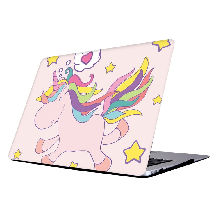 RS-287 Colorful Printing Laptop Plastic Protective Case for MacBook Air 13.3 inch A1466 (2012 - 2017) / A1369 (2010 - 2012)