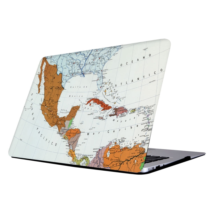 RS-711 Colorful Printing Laptop Plastic Protective Case for MacBook Air 13.3 inch A1466 (2012 - 2017) / A1369 (2010 - 2012)