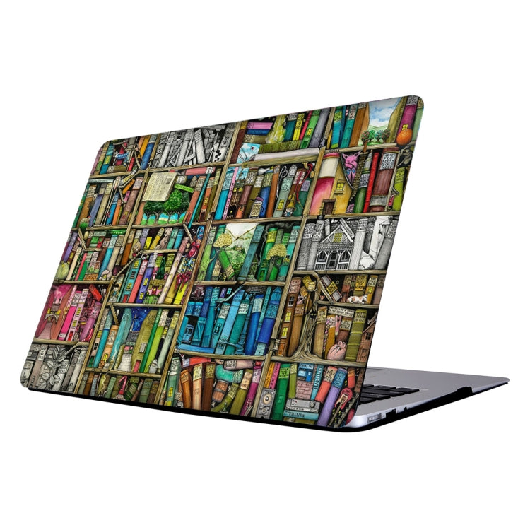 RS-713 Colorful Printing Laptop Plastic Protective Case for MacBook Air 13.3 inch A1466 (2012 - 2017) / A1369 (2010 - 2012)