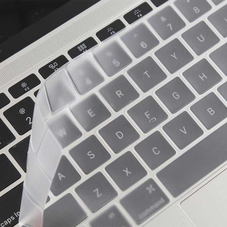 Keyboard Protector Silica Gel Film for MacBook Pro 13 / 15 with Touch Bar (A1706 / A1989 / A1707 / A1990)(Transparent)
