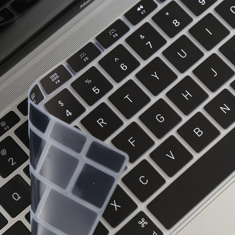 Keyboard Protector Silica Gel Film for MacBook Air 13 (A1932)(Black)