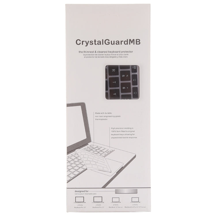 Keyboard Protector Silica Gel Film for MacBook Air 13 (A1932)(Black)
