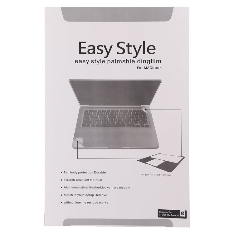 Palm & Trackpad Protector Full Sticker for MacBook Air 11 (A1370 / A1465)(Silver)