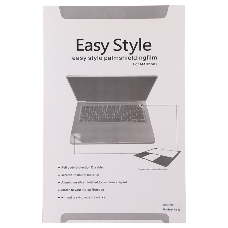 Palm & Trackpad Protector Full Sticker for MacBook Air 13 (A1369/A1466)(Silver)