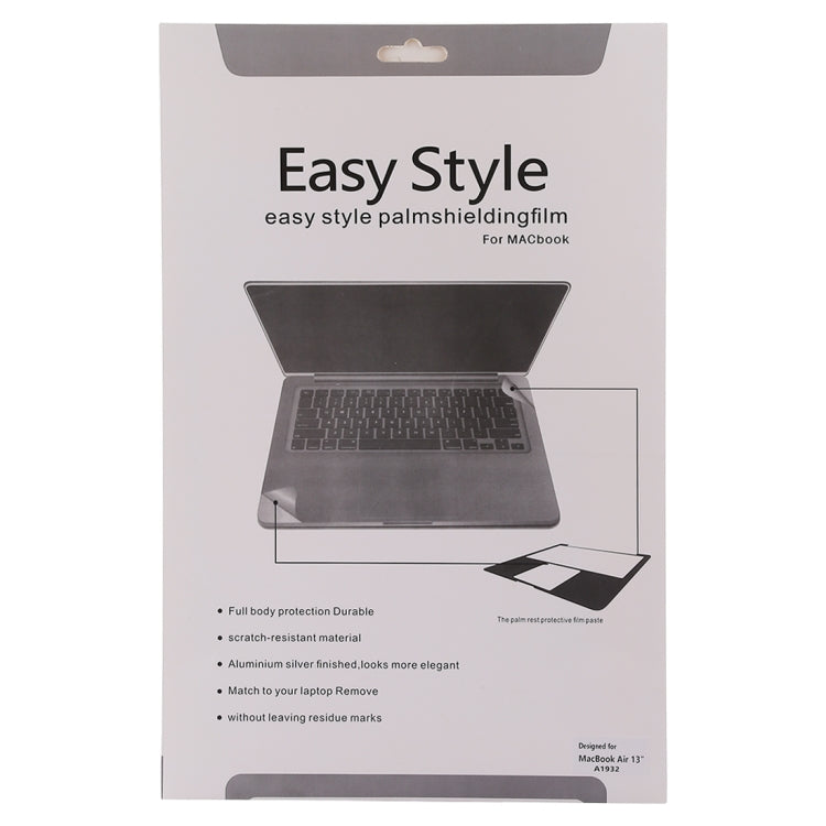 Palm & Trackpad Protector Full Sticker for MacBook Air 13 (A1932/A2179/A2337)(Silver)