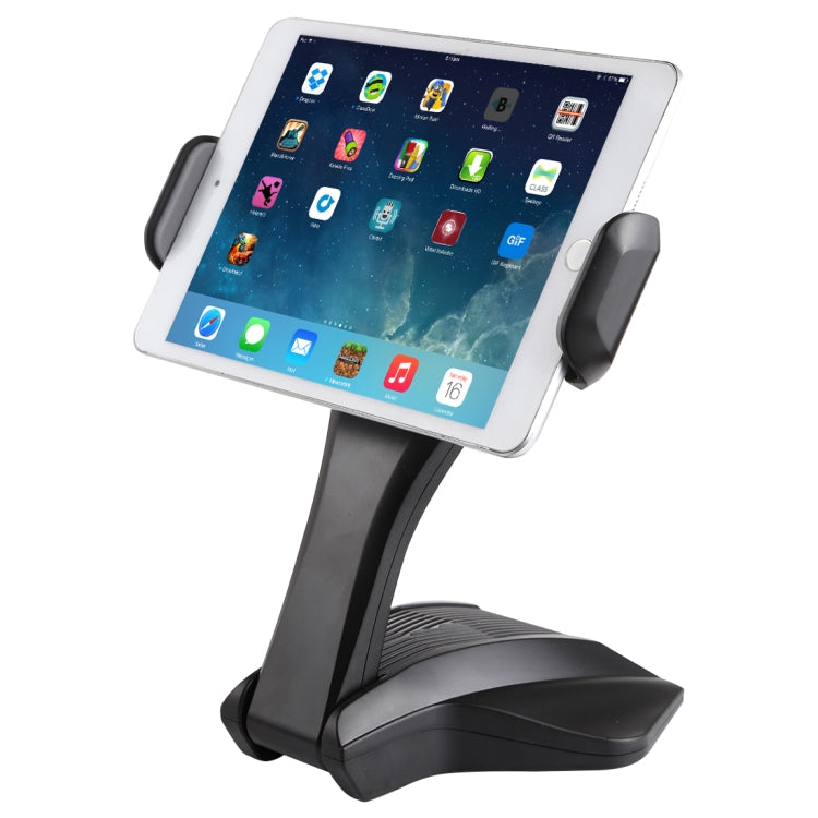Universal Manual Control Desktop Stand for 7-15 inch Tablets(Black)