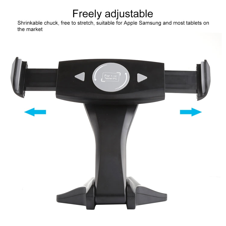 Universal Manual Control Desktop Stand for 7-15 inch Tablets(Black)