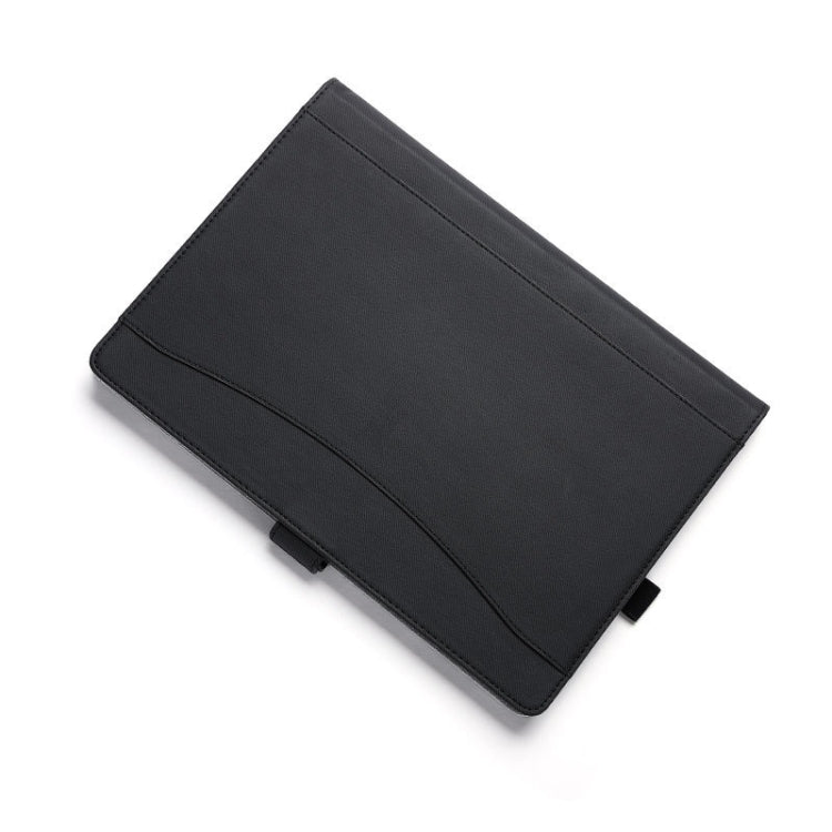 For Microsoft Surface Pro 7 / 7+ Twill Texture Magnetic Horizontal Flip PU Leather Case with Pen Slot & Holder