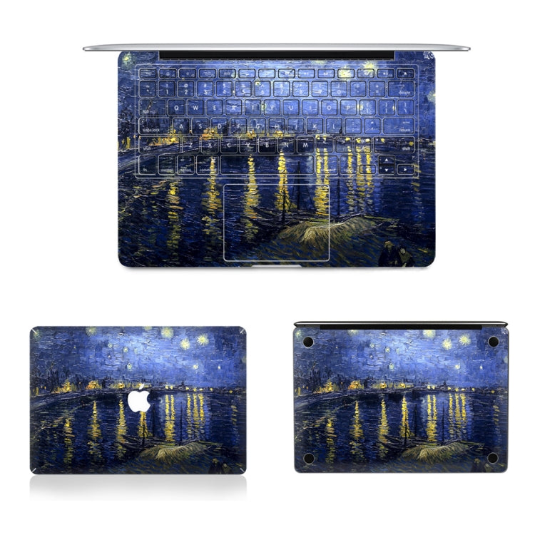 3 in 1 MB-FB15 (344) Full Top Protective Film + Full Keyboard Protector Film + Bottom Film Set for MacBook Air 13.3 inch A1466 (2012 - 2017) / A1369 (2010 - 2012), US Version