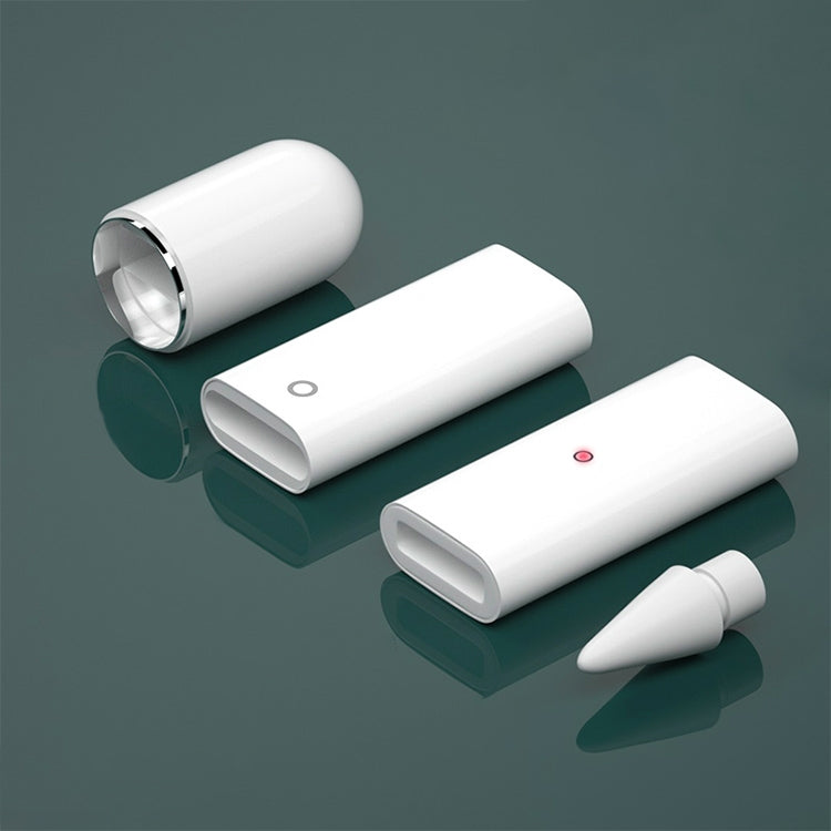 4 In 1 Dual Charging Adapters + Stylus Tip + Stylus Cap Set for Apple Pencil 1 / 2