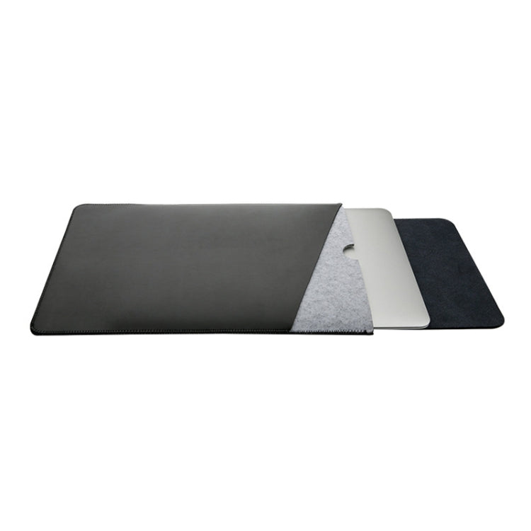 Laptop Microfiber Leather Double Layer Inner Bag for MacBook 12 inch A1534 (2015 - 2017)