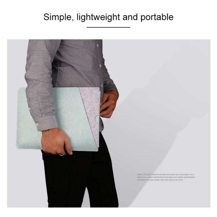 Laptop Microfiber Leather Double Layer Inner Bag for MacBook 13.3 inch