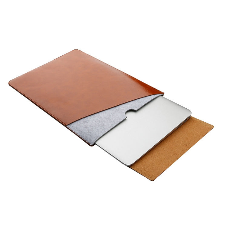 Laptop Microfiber Leather Double Layer Inner Bag for MacBook 13.3 inch