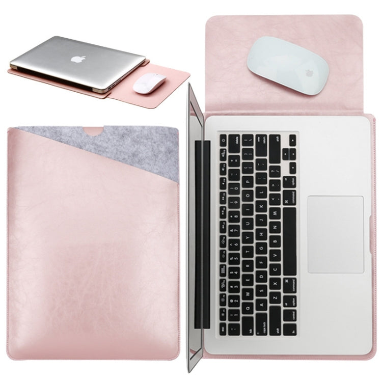 Laptop Microfiber Leather Double Layer Inner Bag for MacBook 13.3 inch