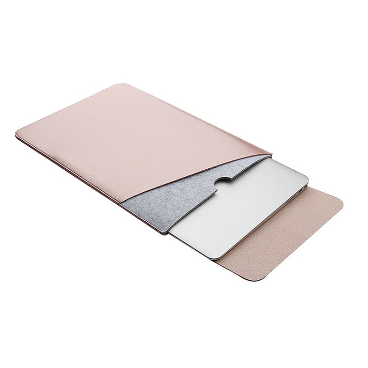 Laptop Microfiber Leather Double Layer Inner Bag for MacBook 13.3 inch