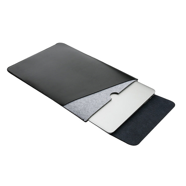 Laptop Microfiber Leather Double Layer Inner Bag for MacBook Pro 15.4 inch