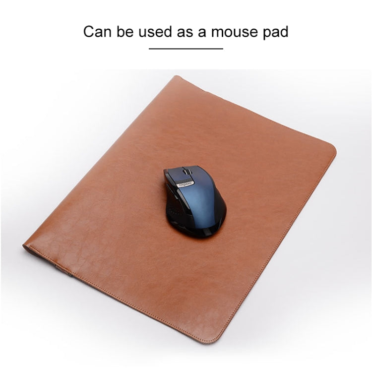 Horizontal Elastic Band Laptop Microfiber Leather Inner Bag for MacBook Pro 13.3 inch