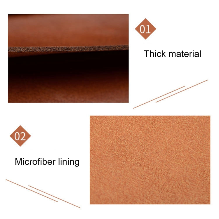 Horizontal Elastic Band Laptop Microfiber Leather Inner Bag for MacBook Pro 13.3 inch