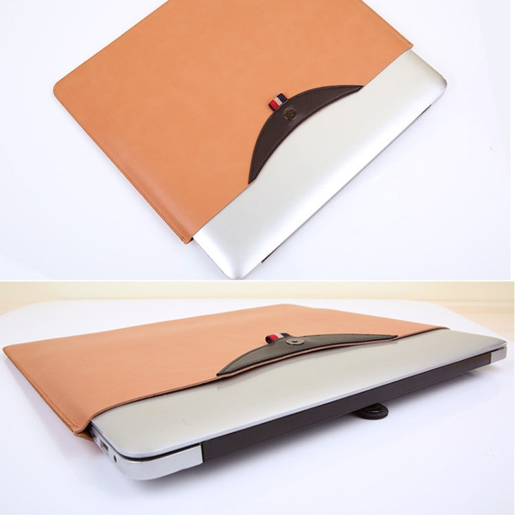 Horizontal Magnetic Buckle Laptop Microfiber Leather Inner Bag for MacBook Air 13.3 inch