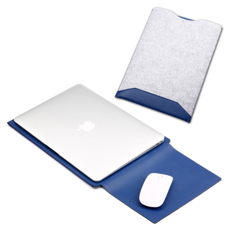 Laptop Crazy Horse Texture Fur Felt Inner Bag for MacBook 13.3 inch
