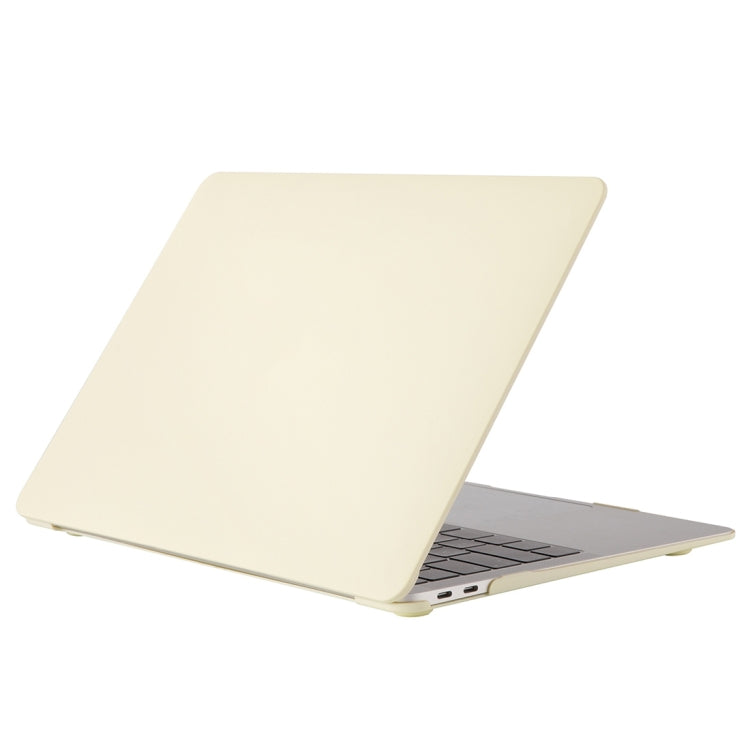 Cream Style Laptop Plastic Protective Case for MacBook Pro 13.3 inch A1708 (2016 - 2017) / A1706 (2016 - 2017)