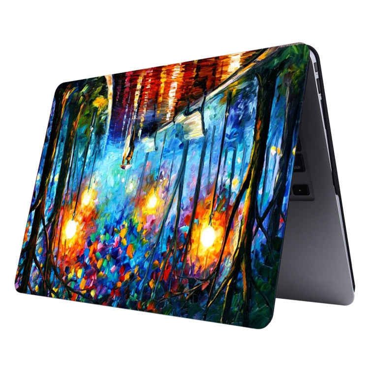 RS-704 Colorful Printing Laptop Plastic Protective Case for MacBook Pro 13.3 inch (2019)