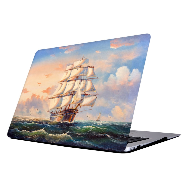 RS-542 Colorful Printing Laptop Plastic Protective Case for MacBook Pro 15.4 inch (2019)