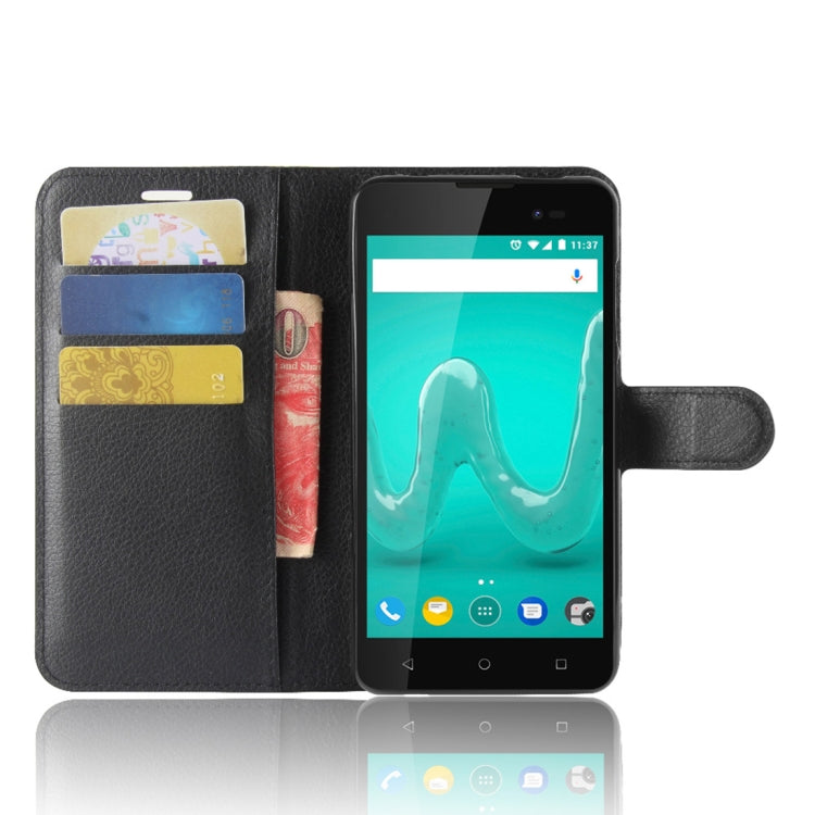 For Wiko Sunny2 Plus Litchi Texture Horizontal Flip Leather Case with Holder & Wallet & Card Slots