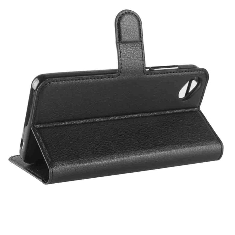 For Wiko Sunny2 Plus Litchi Texture Horizontal Flip Leather Case with Holder & Wallet & Card Slots