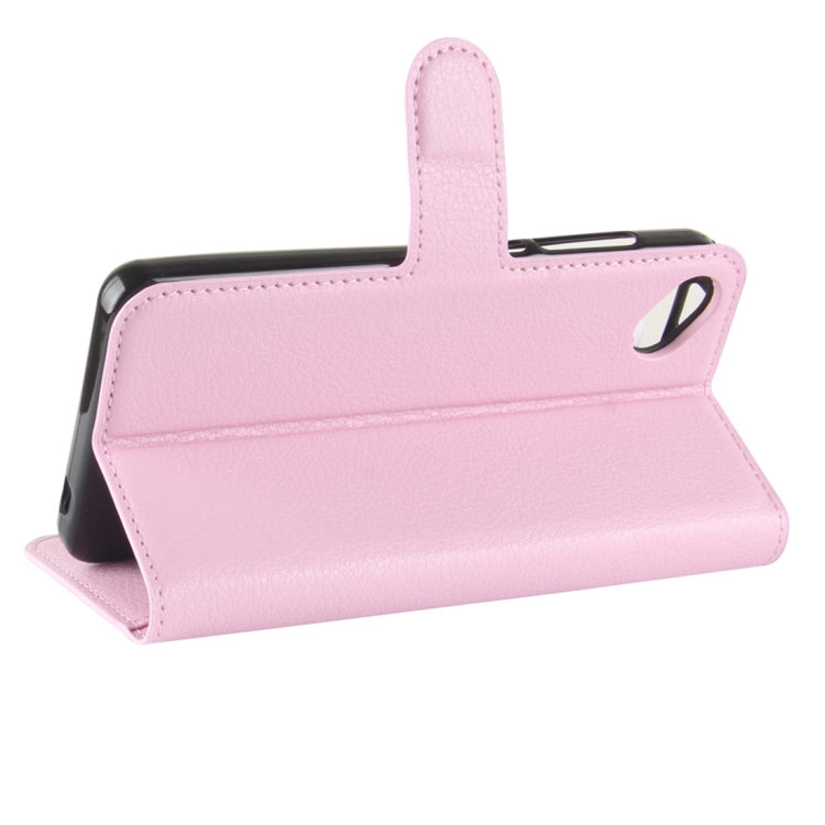 For Wiko Sunny2 Plus Litchi Texture Horizontal Flip Leather Case with Holder & Wallet & Card Slots