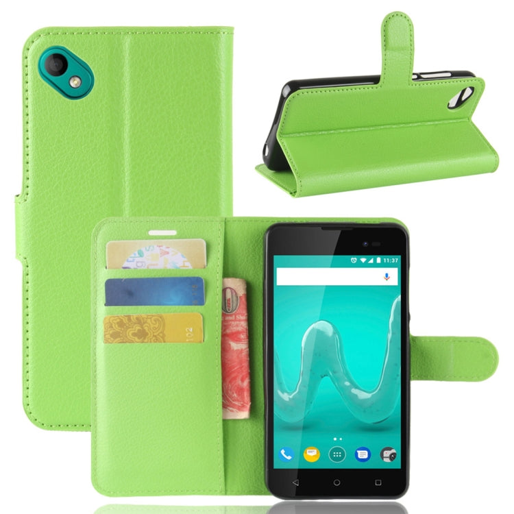 For Wiko Sunny2 Plus Litchi Texture Horizontal Flip Leather Case with Holder & Wallet & Card Slots