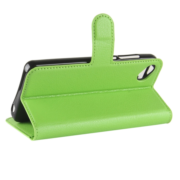 For Wiko Sunny2 Plus Litchi Texture Horizontal Flip Leather Case with Holder & Wallet & Card Slots