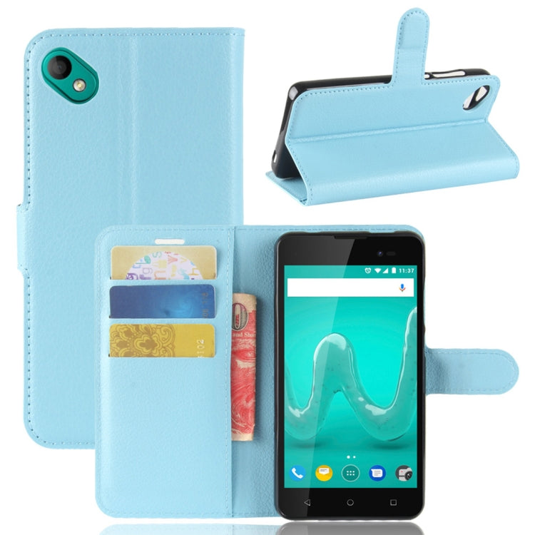 For Wiko Sunny2 Plus Litchi Texture Horizontal Flip Leather Case with Holder & Wallet & Card Slots