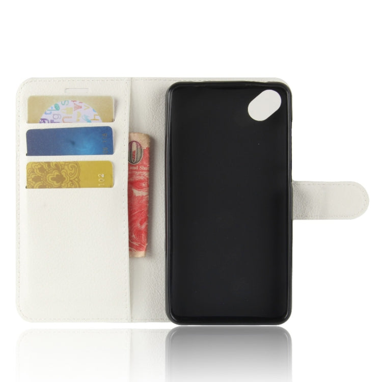 For Wiko Sunny2 Plus Litchi Texture Horizontal Flip Leather Case with Holder & Wallet & Card Slots