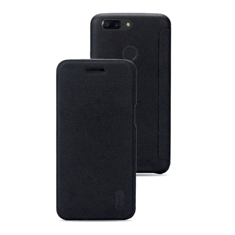 Lenuo Ledream Flip Series for OnePlus 5T PU + PC Horizontal Flip Leather Case with Card Slots