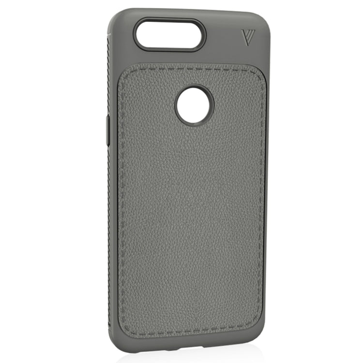 Lenuo Leshen Series for OnePlus 5T TPU Litchi Texture Dropproof Protective Back Cover Case