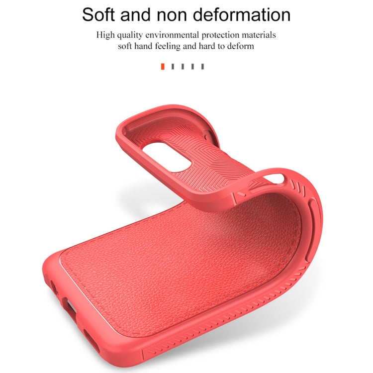 Lenuo Leshen Series for OnePlus 5T TPU Litchi Texture Dropproof Protective Back Cover Case