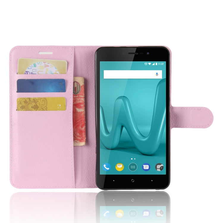 For Wiko Lenny4 Plus Litchi Texture Horizontal Flip Leather Case with Holder & Wallet & Card Slots