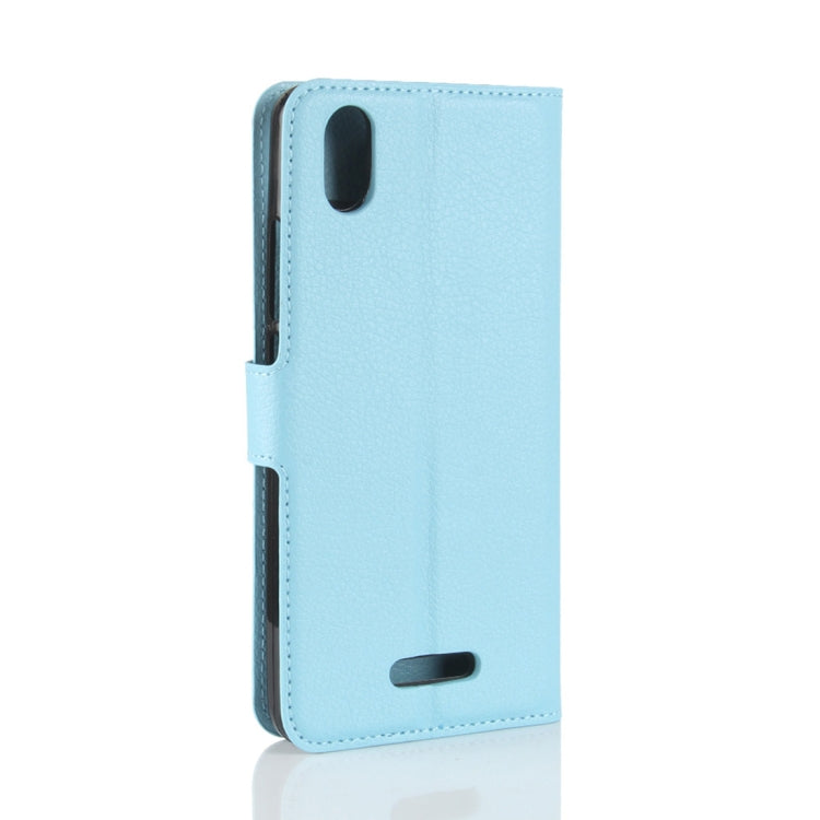 For Wiko Lenny4 Plus Litchi Texture Horizontal Flip Leather Case with Holder & Wallet & Card Slots