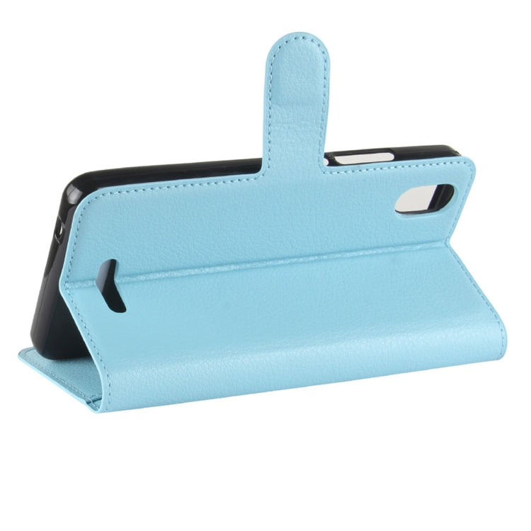 For Wiko Lenny4 Plus Litchi Texture Horizontal Flip Leather Case with Holder & Wallet & Card Slots