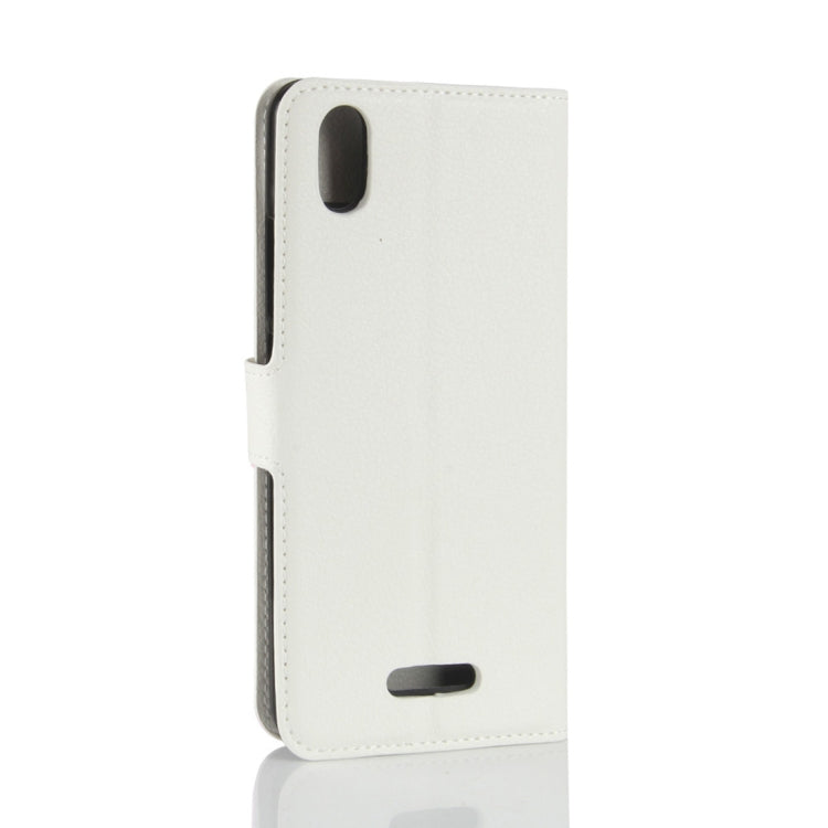 For Wiko Lenny4 Plus Litchi Texture Horizontal Flip Leather Case with Holder & Wallet & Card Slots