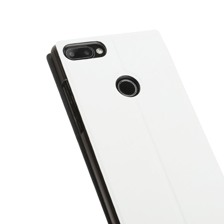 OCUBE for Vernee Mix 2 Spring Texture Horizontal Flip Leather Case with Holder (White)