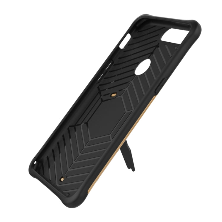 For OnePlus  5T PC + TPU Dropproof Sniper Hybrid Protective Back Cover Case with 360 Degree Rotation Holder