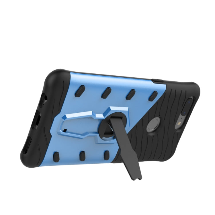 For OnePlus  5T PC + TPU Dropproof Sniper Hybrid Protective Back Cover Case with 360 Degree Rotation Holder