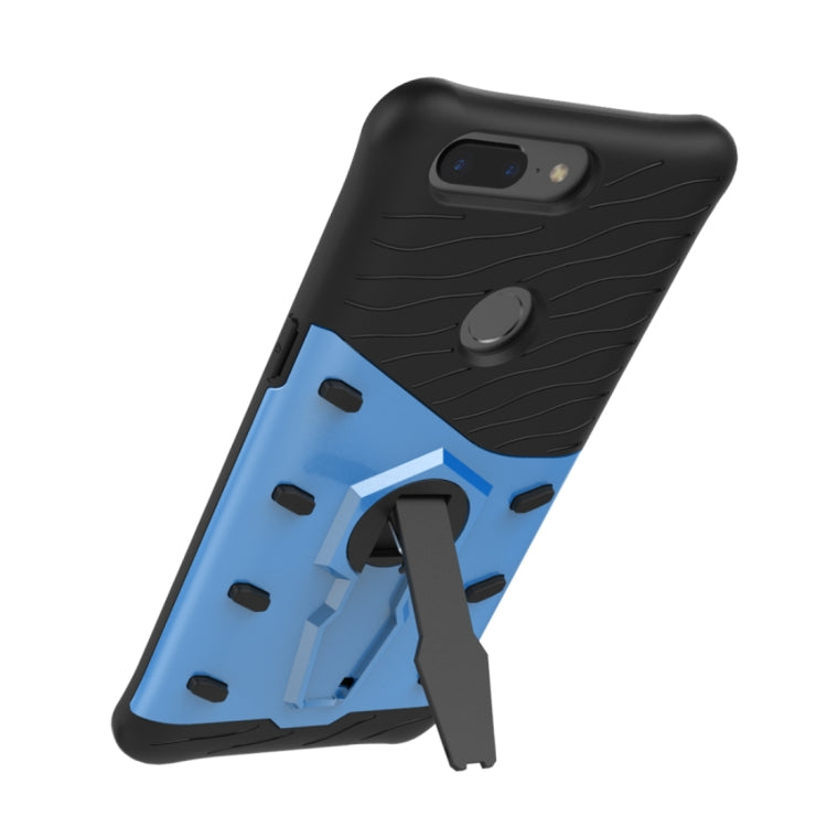 For OnePlus  5T PC + TPU Dropproof Sniper Hybrid Protective Back Cover Case with 360 Degree Rotation Holder