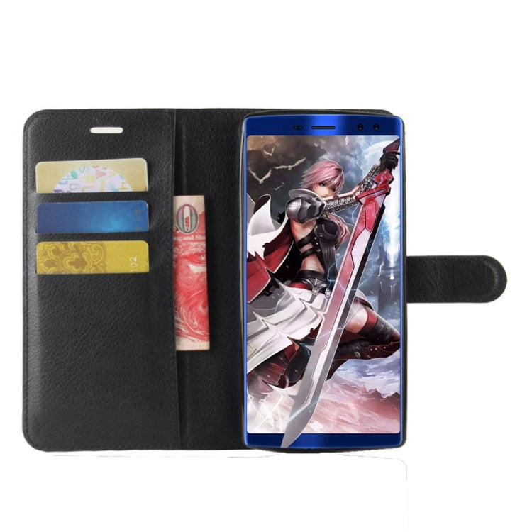 For DOOGEE BL12000 / BL12000 Pro Litchi Texture Horizontal Flip Leather Case with Holder & Card Slots & Wallet