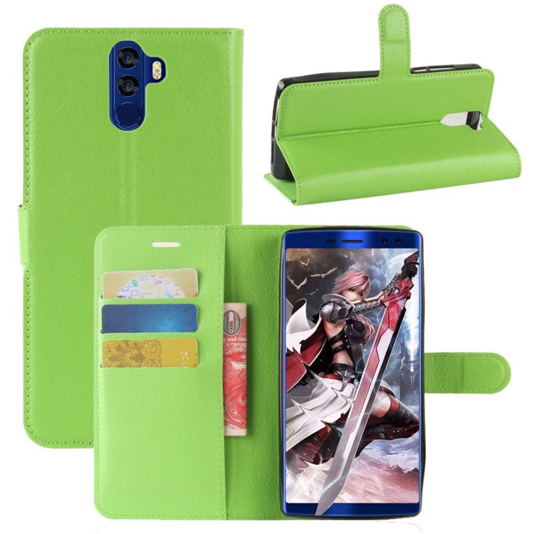 For DOOGEE BL12000 / BL12000 Pro Litchi Texture Horizontal Flip Leather Case with Holder & Card Slots & Wallet
