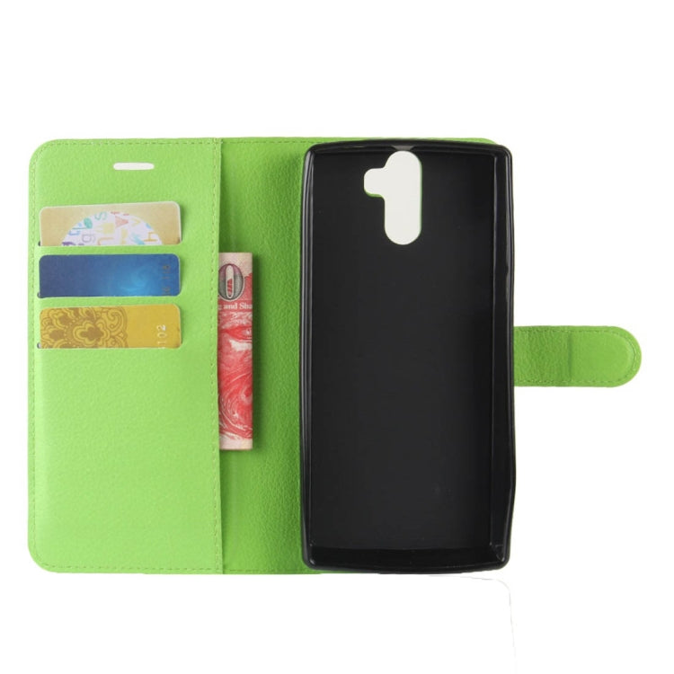 For DOOGEE BL12000 / BL12000 Pro Litchi Texture Horizontal Flip Leather Case with Holder & Card Slots & Wallet