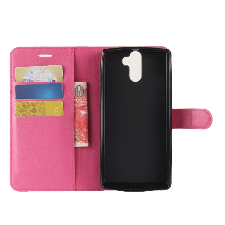 For DOOGEE BL12000 / BL12000 Pro Litchi Texture Horizontal Flip Leather Case with Holder & Card Slots & Wallet