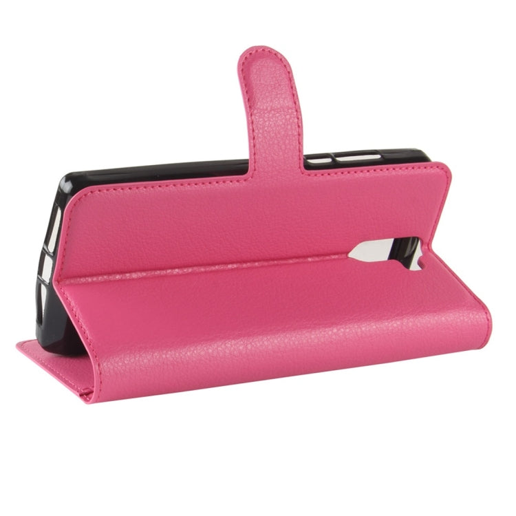 For DOOGEE BL12000 / BL12000 Pro Litchi Texture Horizontal Flip Leather Case with Holder & Card Slots & Wallet